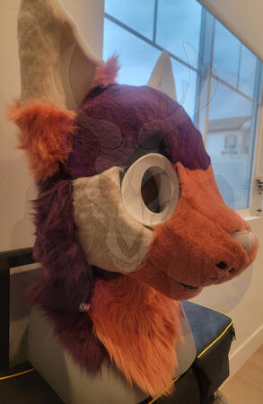 WIP of My New Head Making Process, 3/4 View